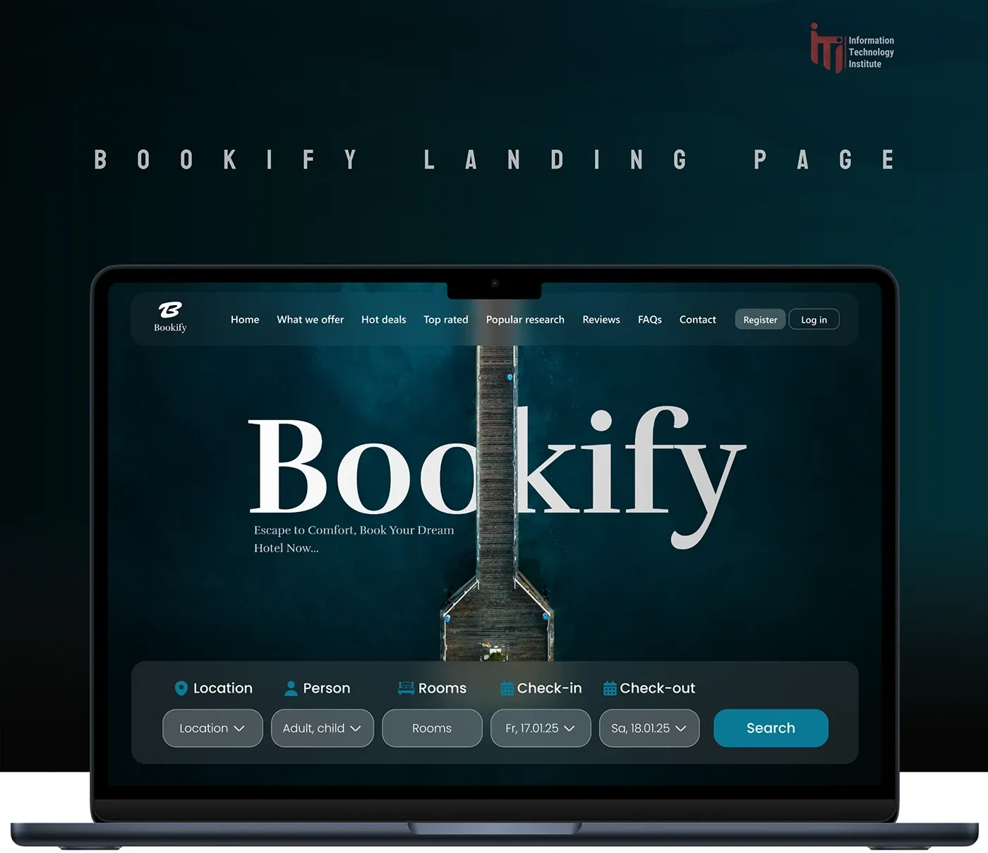 Hotels Booking project cover